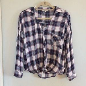 Plaid top